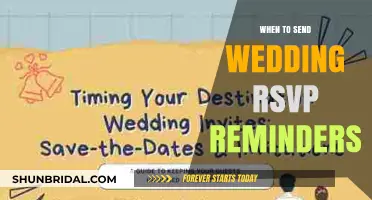 RSVP Reminders: The Perfect Timing for Your Wedding