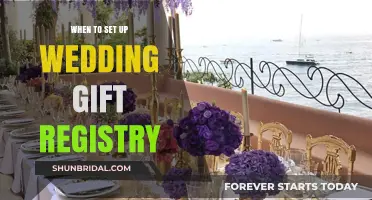 Perfect Timing: When to Set Up Your Wedding Gift Registry