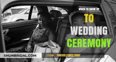 Perfect Timing: When to Arrive at a Wedding Ceremony