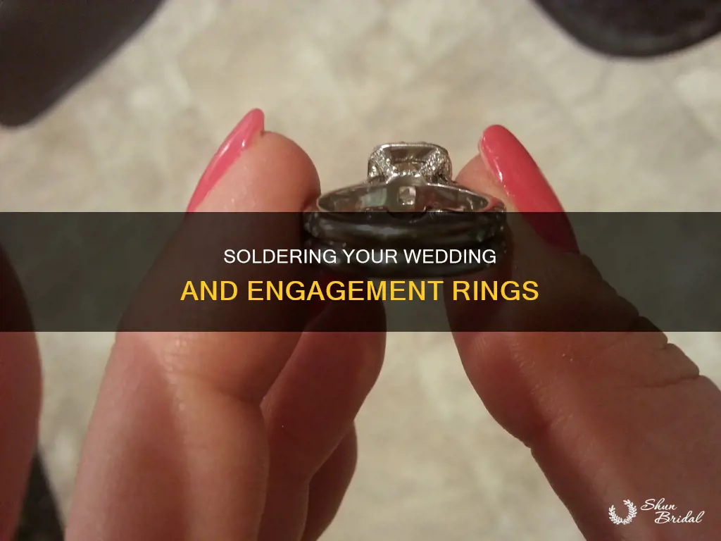 when to solder wedding band and engagemenr eing