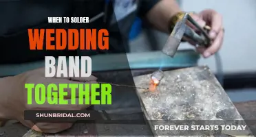 Soldering Wedding Bands: The Right Time