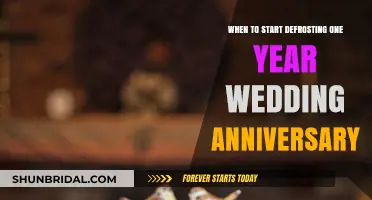 Defrosting Your Wedding Cake: Perfect Timing for Your First Anniversary