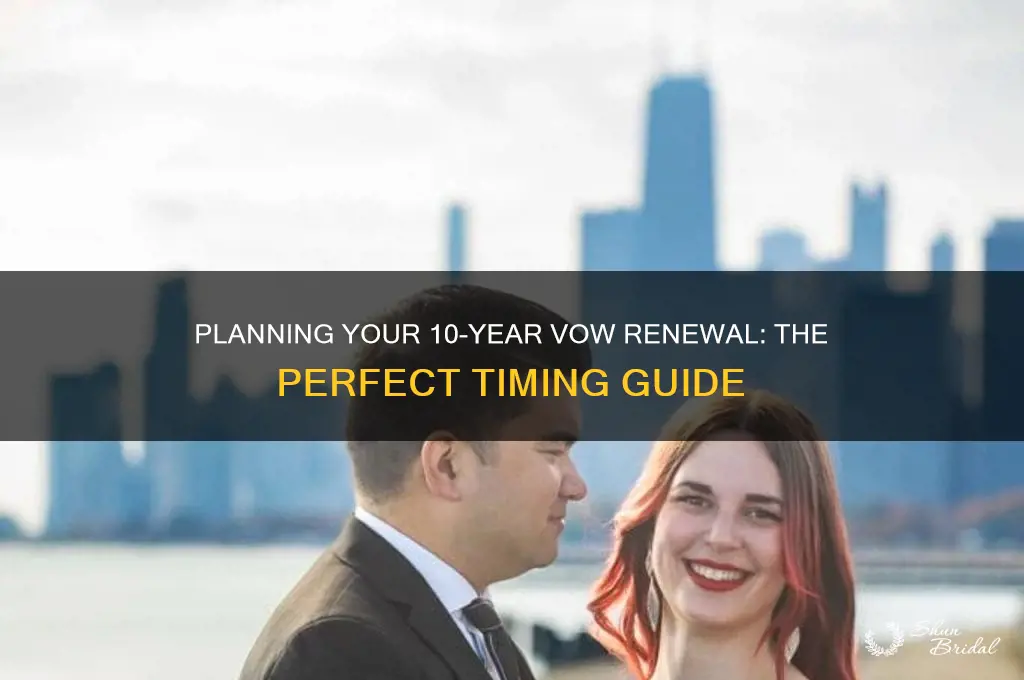 when to start planning 10 year vow renewal