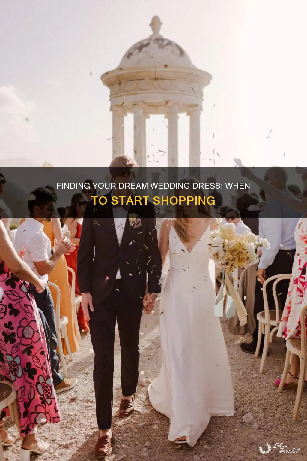 when to start wedding dress shopping