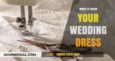 The Perfect Time to Tailor Your Wedding Dress