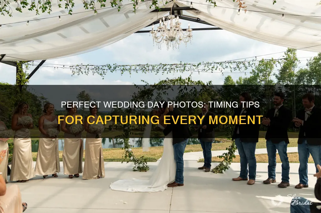when to take picture on wedding day