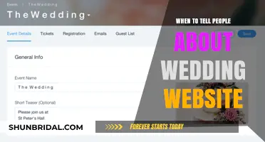 Perfect Timing: Sharing Your Wedding Website with Guests Effectively