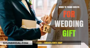 Thoughtful Timing: When to Thank Guests for Wedding Gifts Gracefully