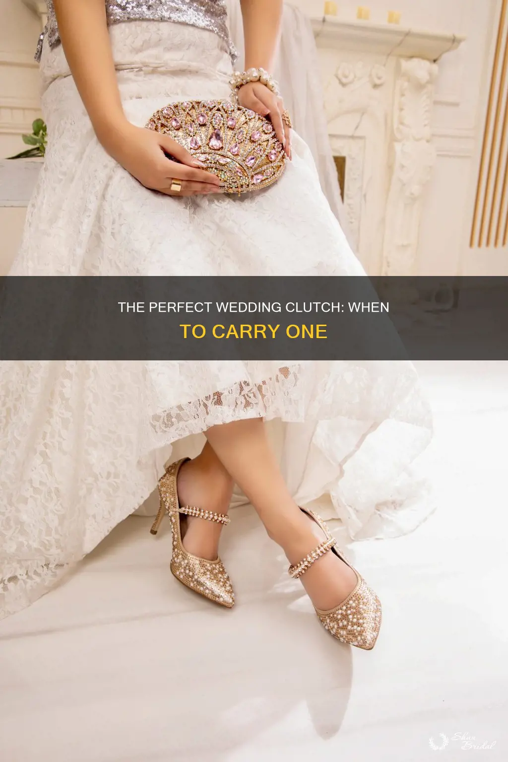 when to use a wedding clutch