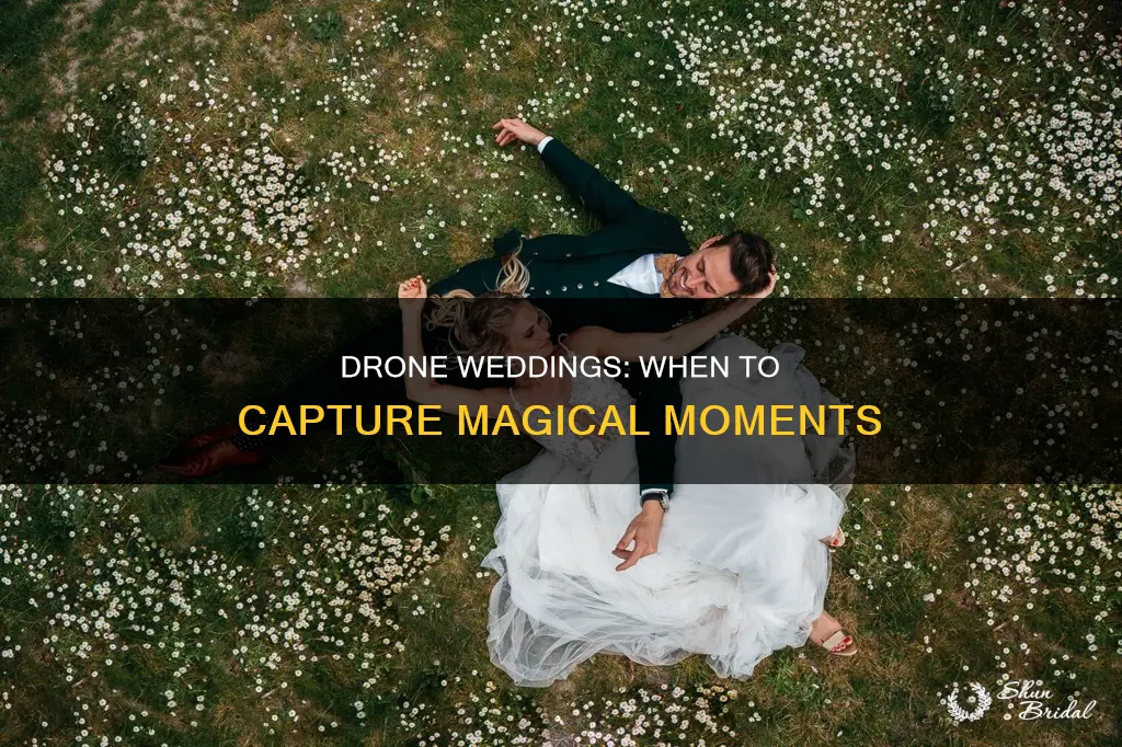 when to use drone for wedding