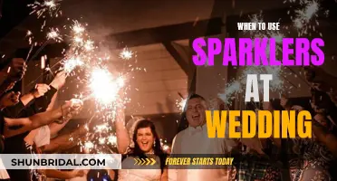 Make Your Wedding Sparkle: When to Use Sparklers