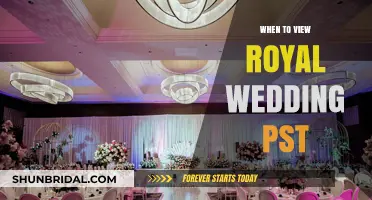 Royal Wedding Viewing Guide: Perfect Timing for PST Fans