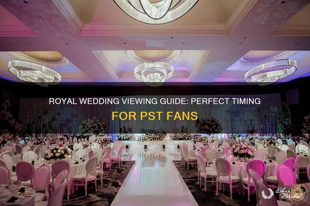 when to view royal wedding pst