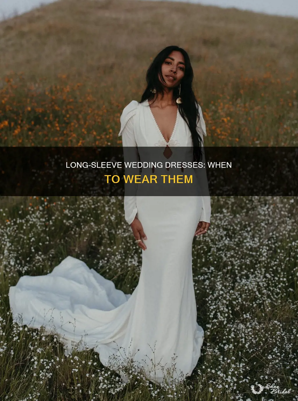 when to wear long sleeve wedding dress
