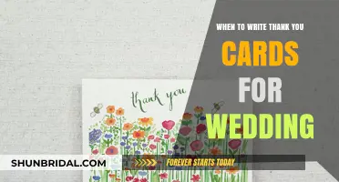 Perfect Timing: When to Write Wedding Thank You Cards