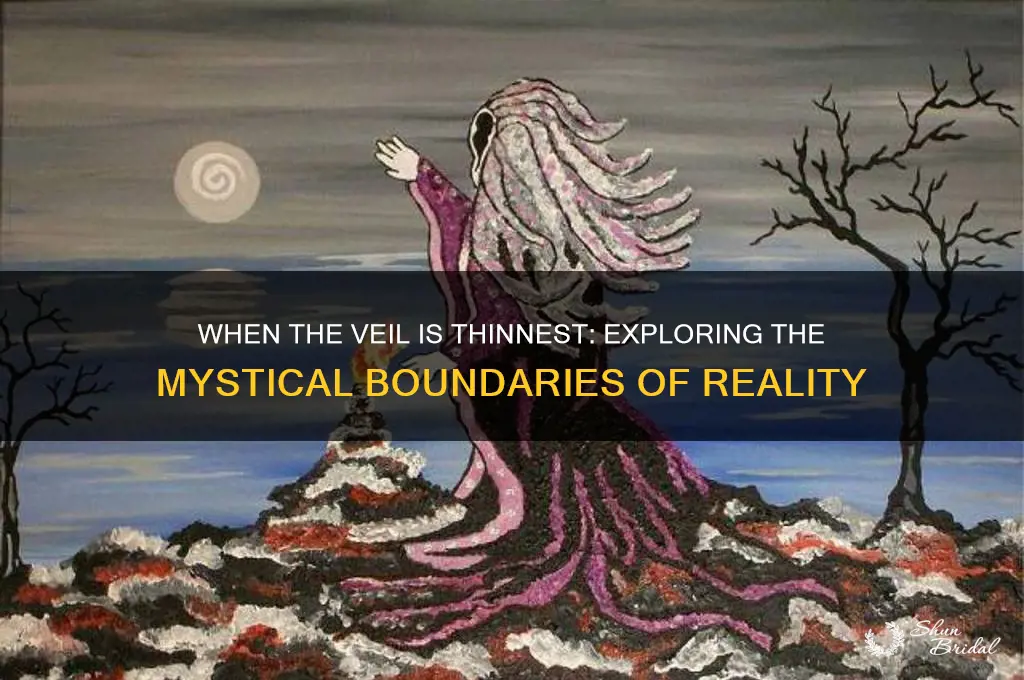 when veil is thinnest