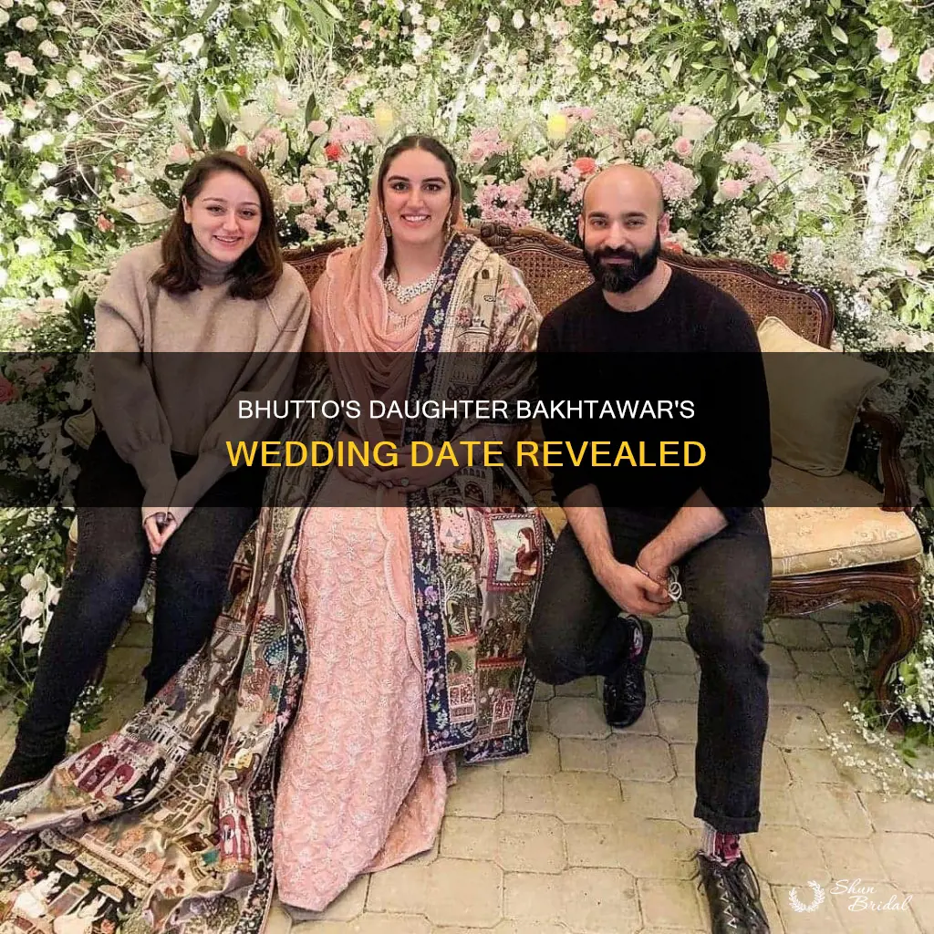 when was bakhtawar bhutto wedding date