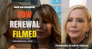 Braunwyn's Vow Renewal: Filming Date and Behind-the-Scenes Details