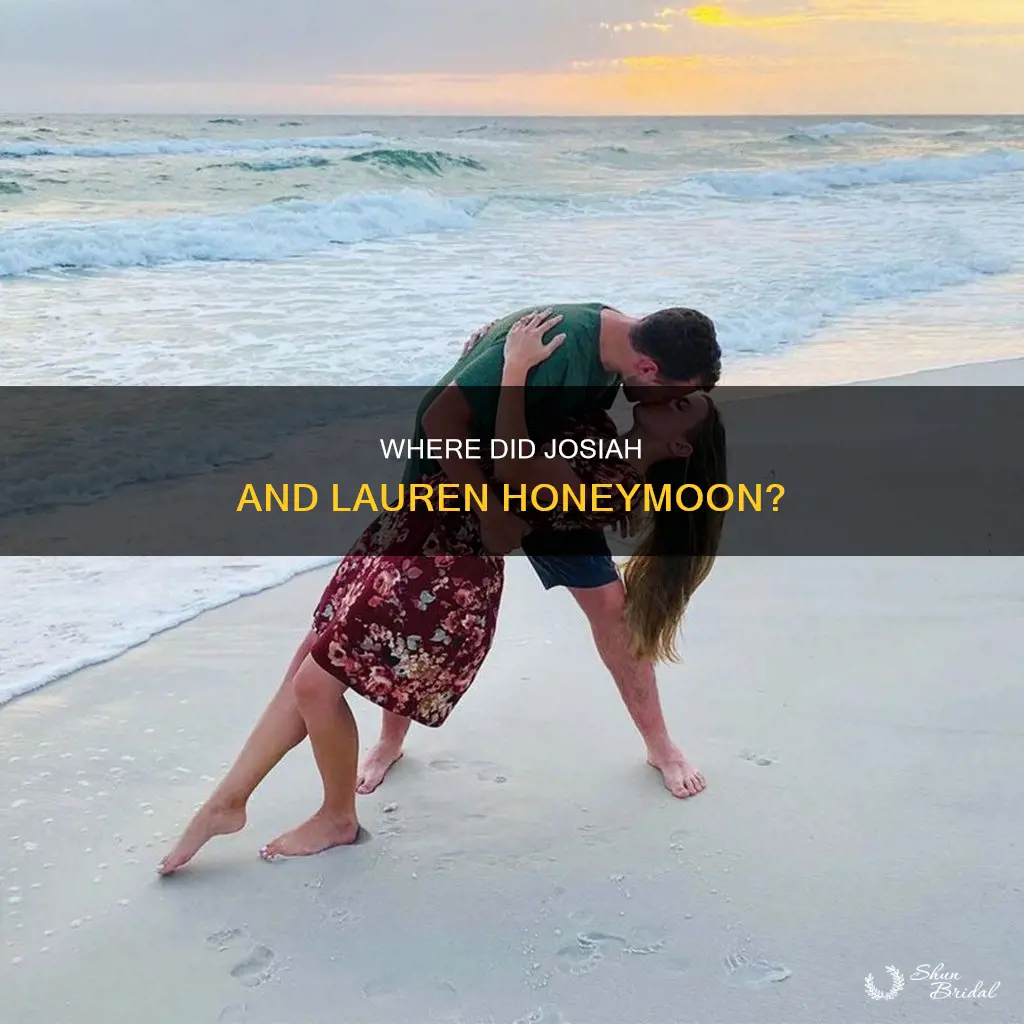 when was josiah and lauren honeymoon