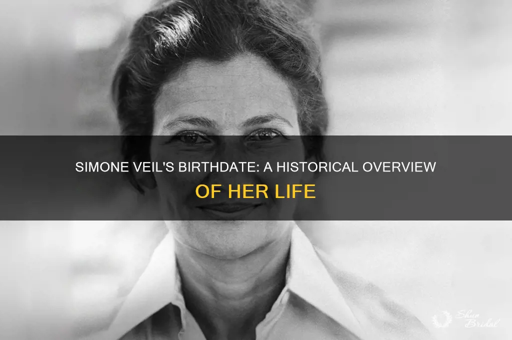 when was simone veil born
