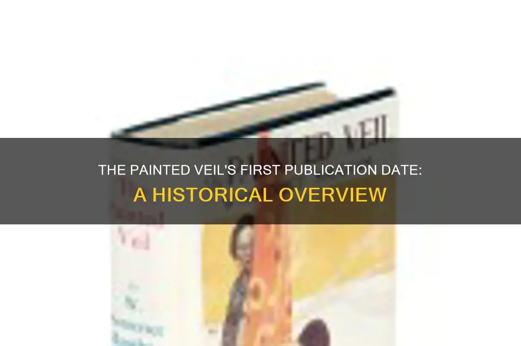 when was the painted veil first published