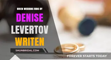 Denise Levertov's Wedding Ring: A Poetic Journey