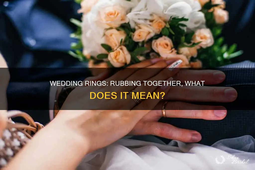 when wedding rings rub together