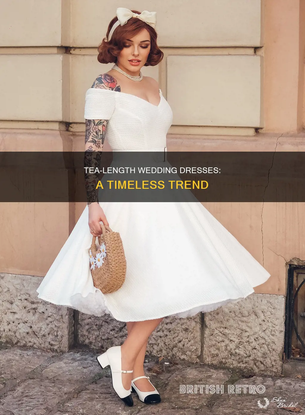 when were tea length wedding dresses popular
