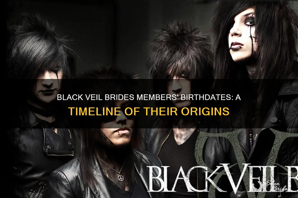 when were the members of black veil brides born
