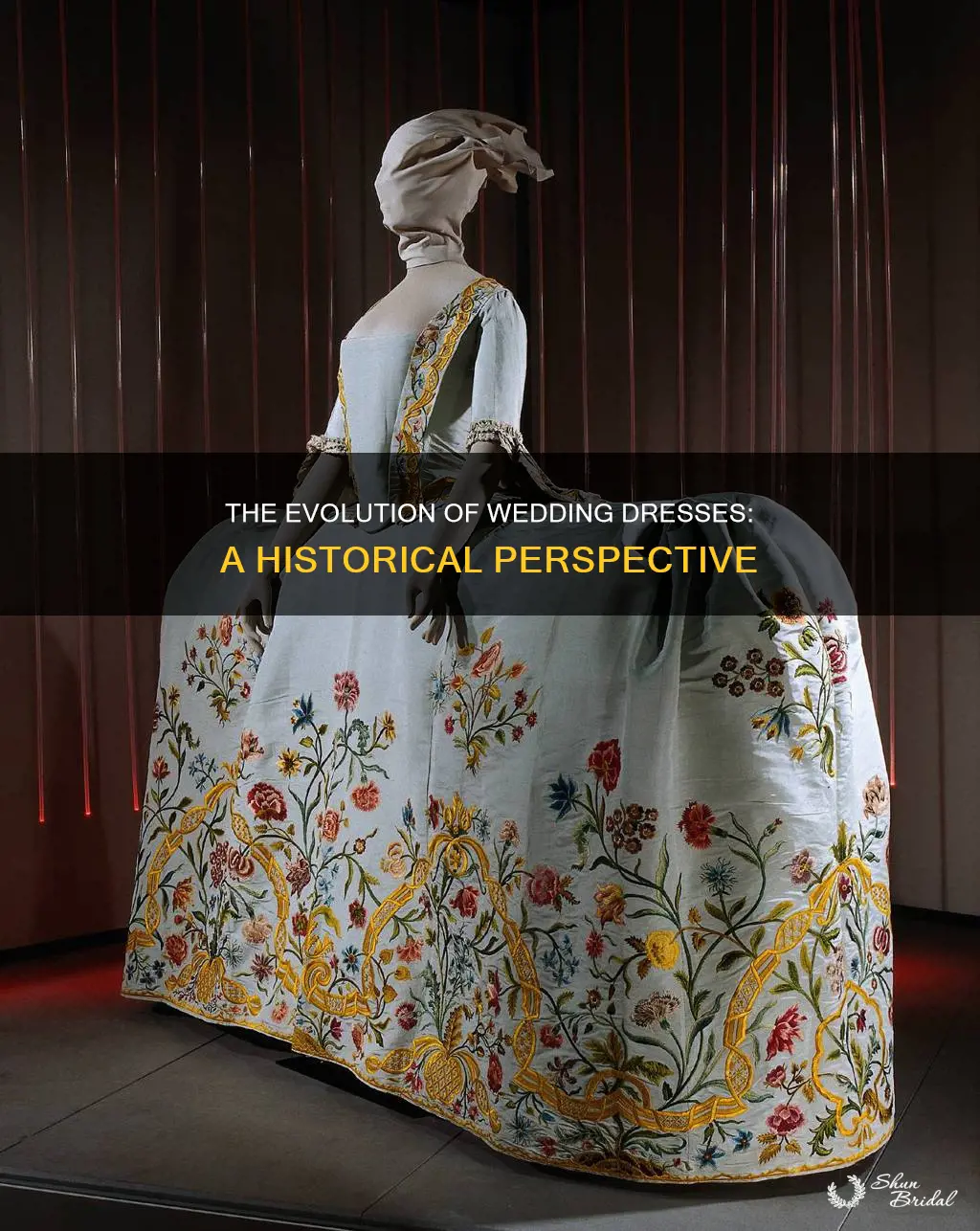 when were wedding dresses invented