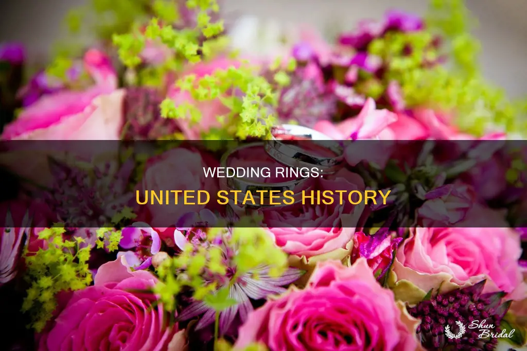 when were wedding rings employed in united states