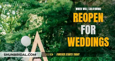 California Weddings: When Will the State Reopen?