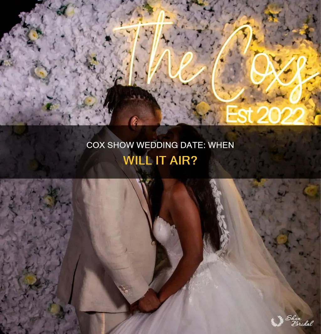 when will cox show wedding date again