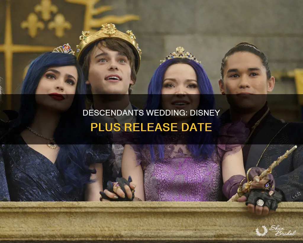 when will descendants wedding be on disney plus