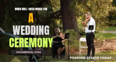 Music for Your Wedding: When to Play