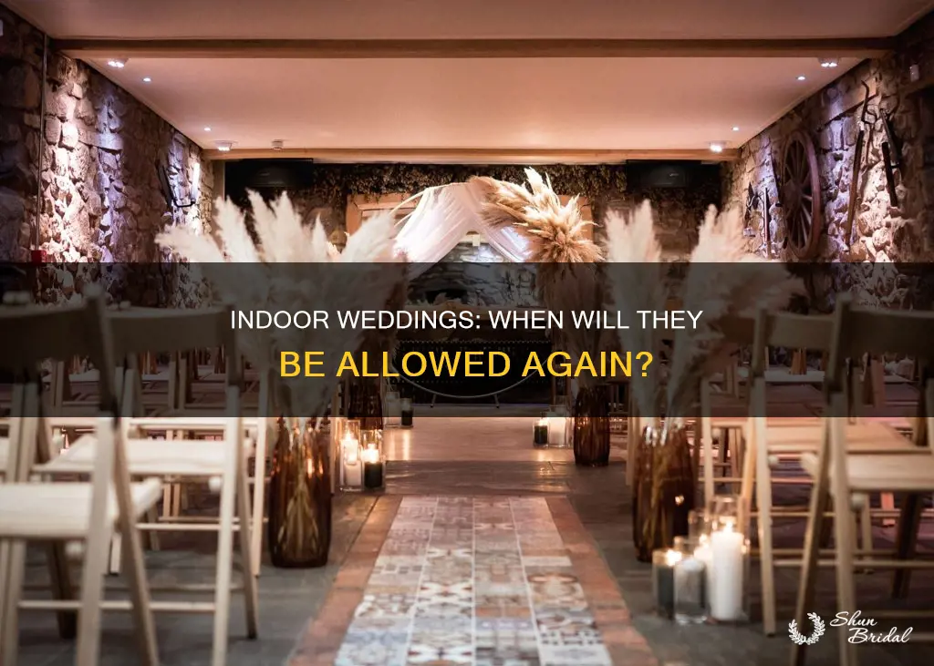 when will indoor weddings be allowed