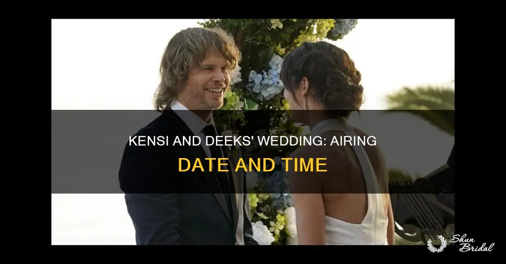 when will kensi and deeks wedding air again