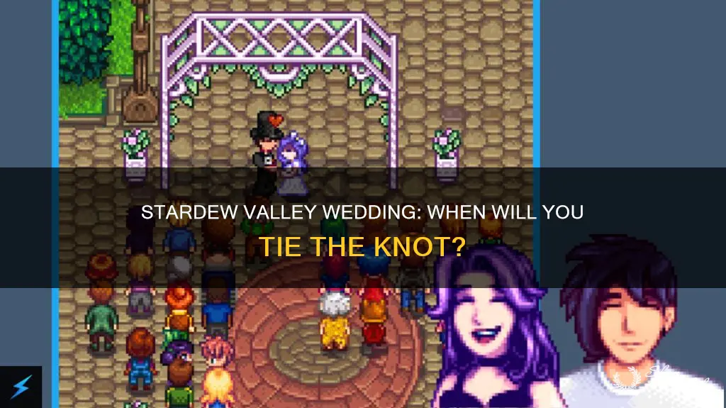 when will my wedding be in stardew