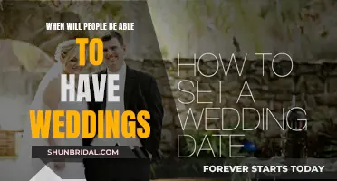 The Future of Weddings: When Can We Celebrate?