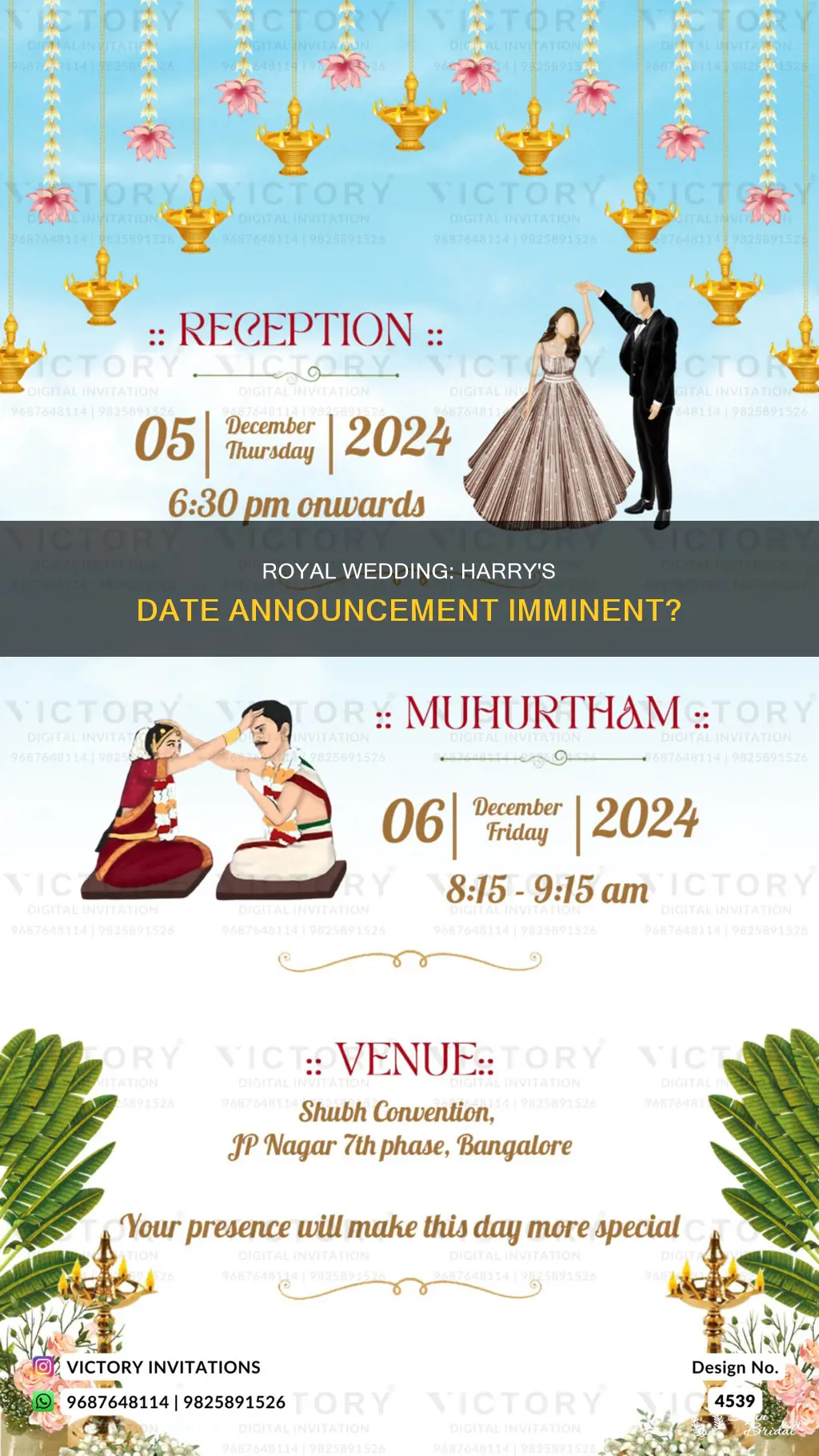 when will prince harry announce wedding date