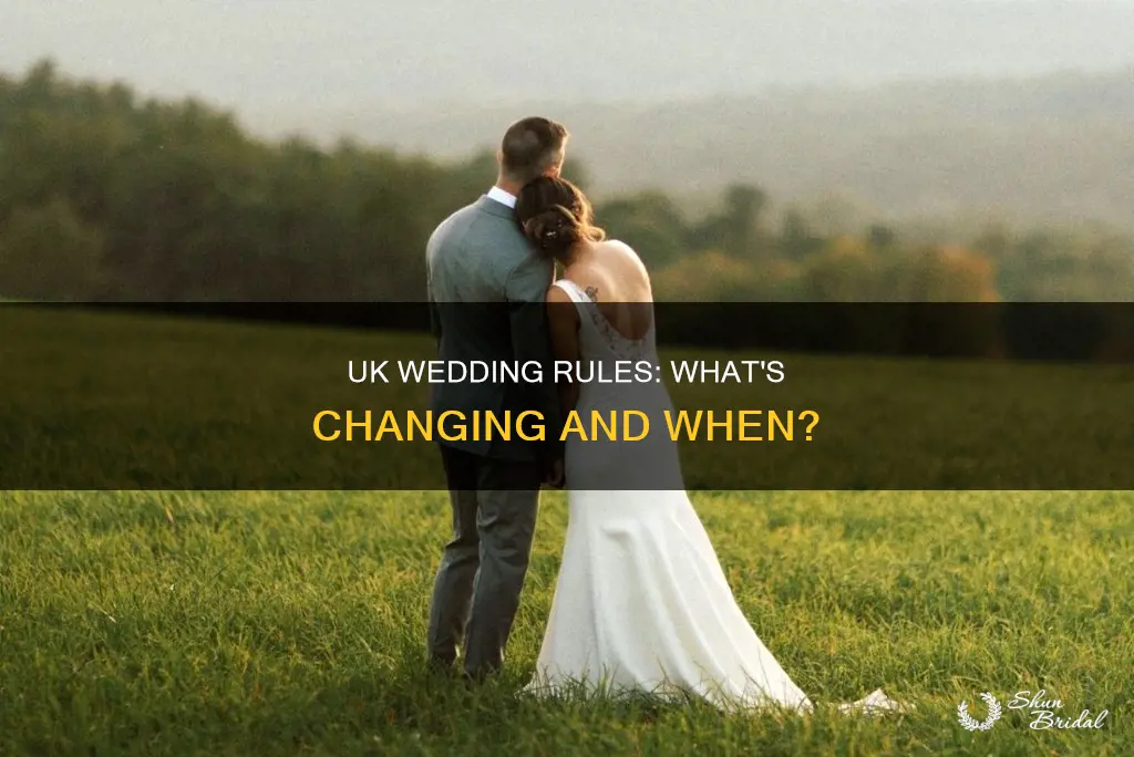 when will rules on weddings change