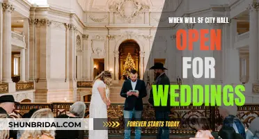 SF City Hall Wedding Dates Announced