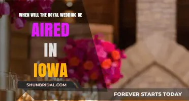 Iowa's Royal Wedding Airing: Date and Time Revealed