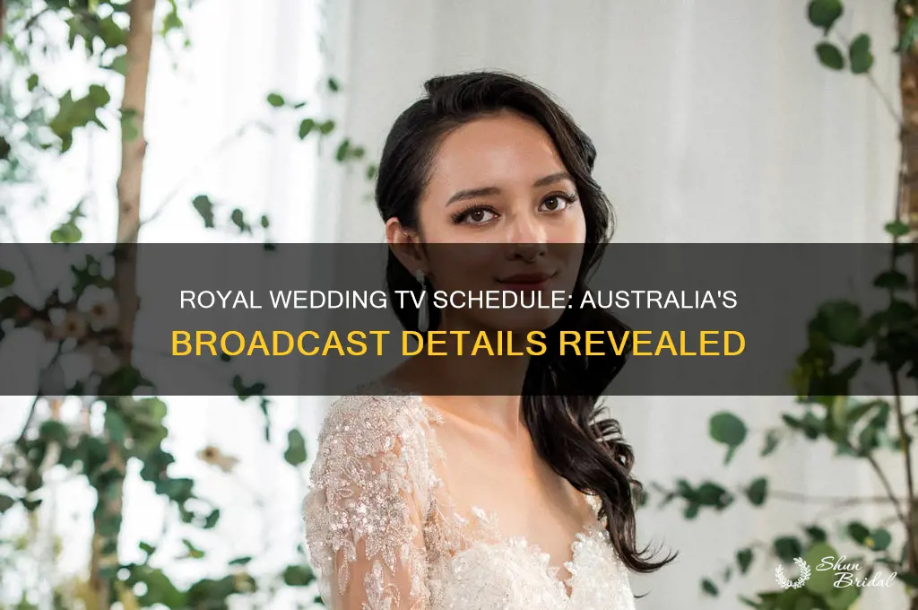 when will the royal wedding be televised in australia