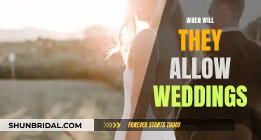 Weddings: When Will We Get the Green Light?