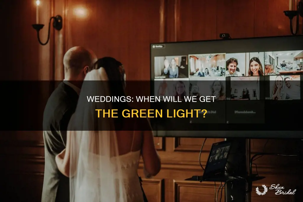 when will they allow weddings