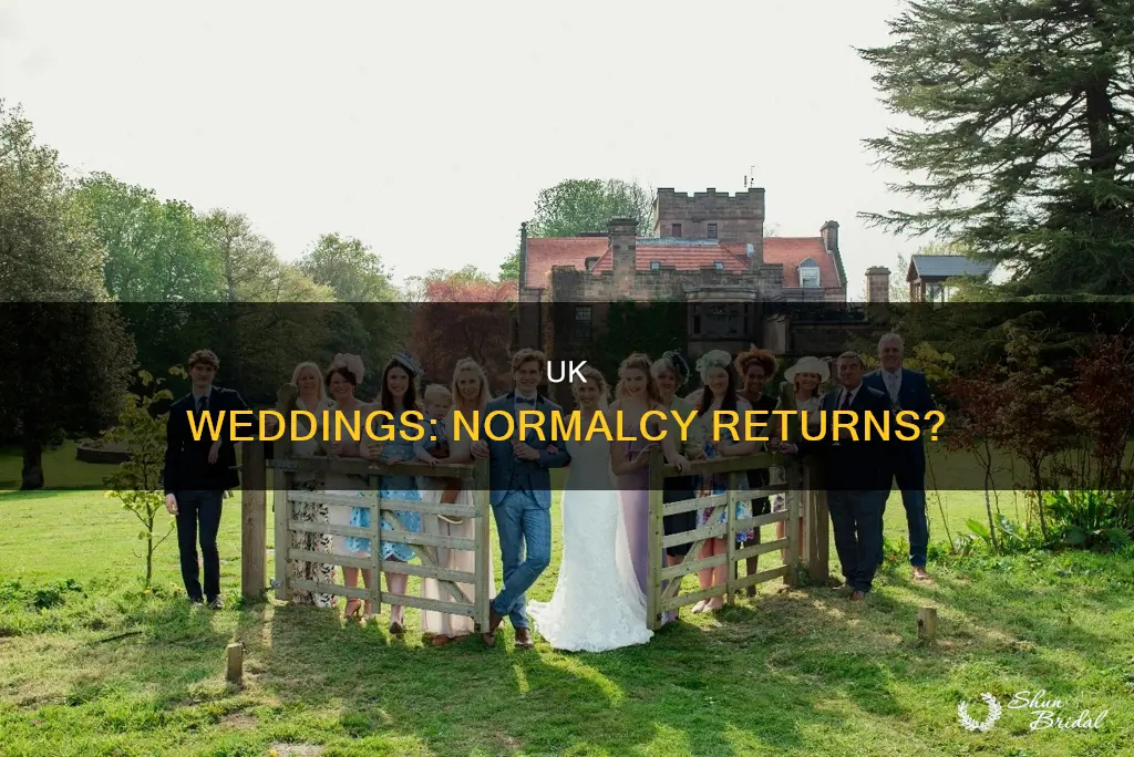 when will uk weddings be back to normal