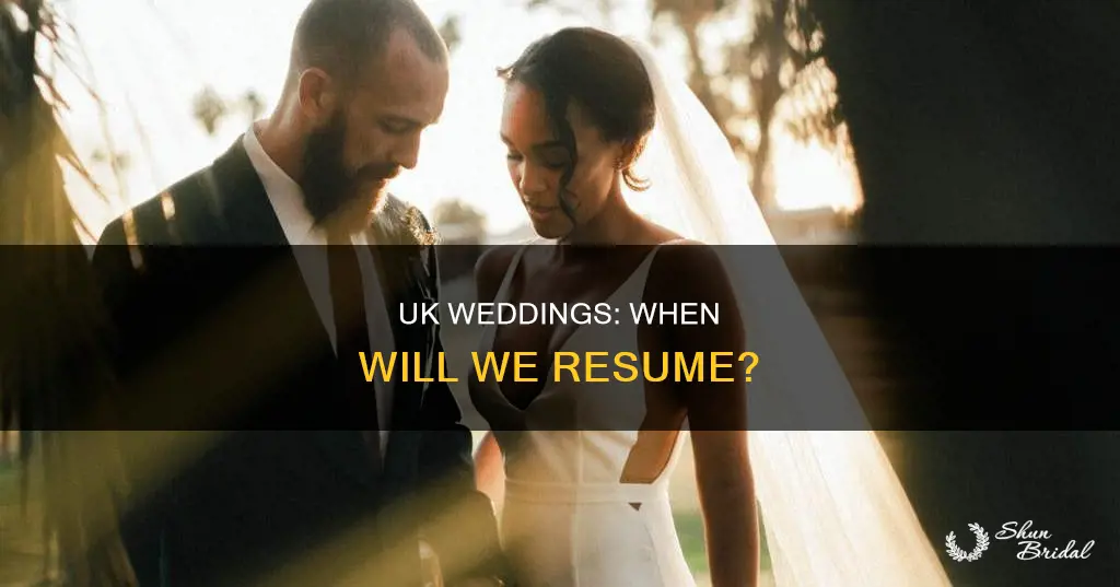 when will uk weddings resume