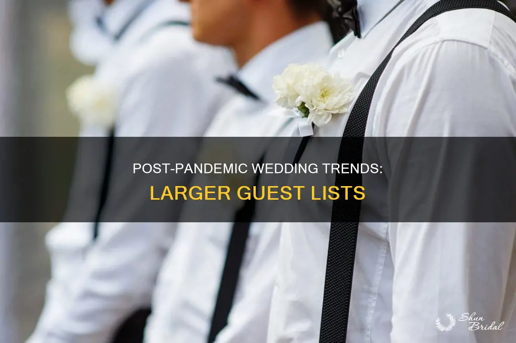 when will wedding numbers increase