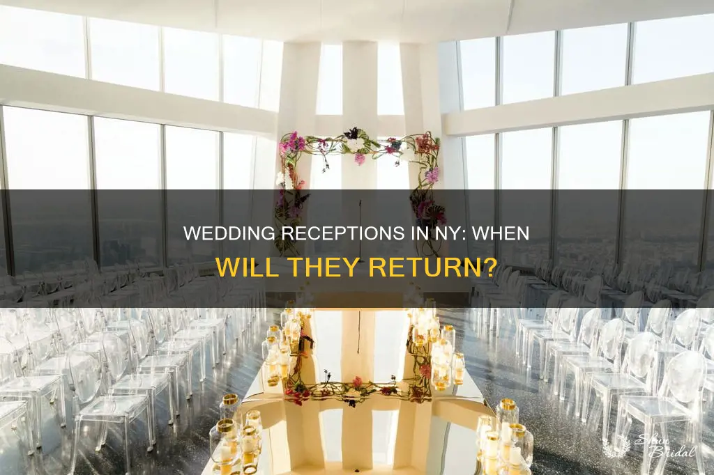 when will wedding receptions be allowed in ny